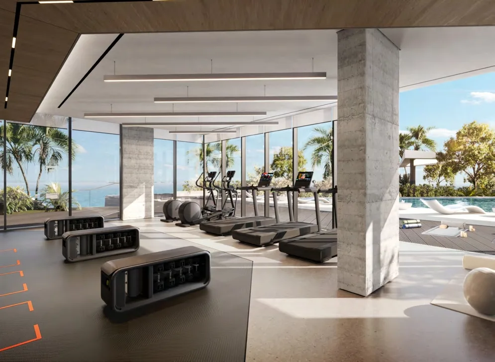 Gym amenity image at Edge Raha Island
