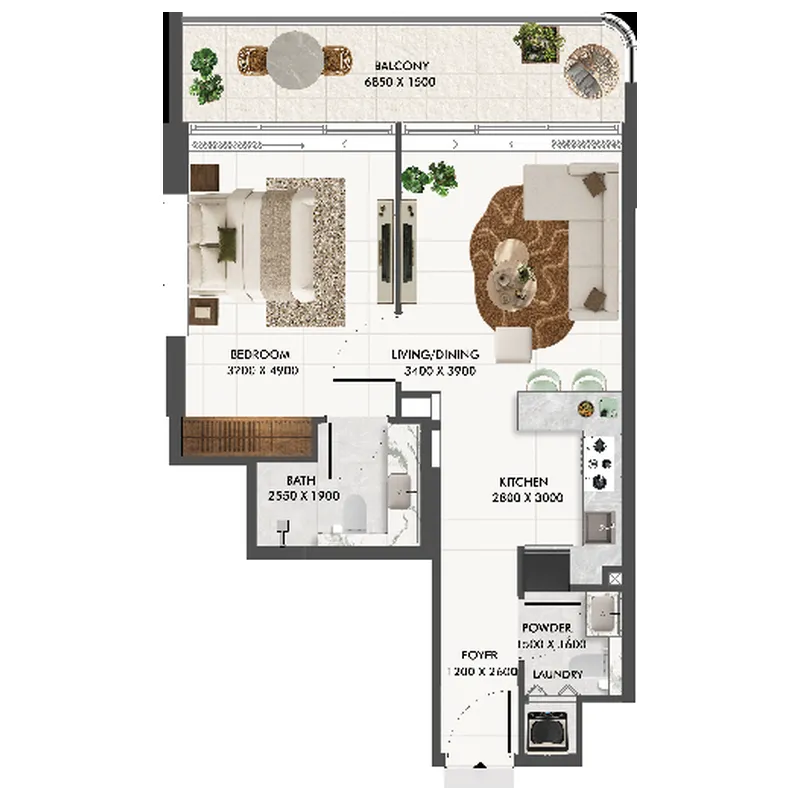 Neoterra Real Estate Development L.L.C Eira Residence floor plan