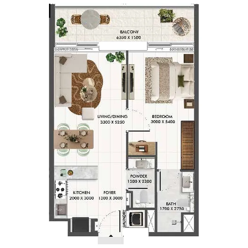 Neoterra Real Estate Development L.L.C Eira Residence floor plan