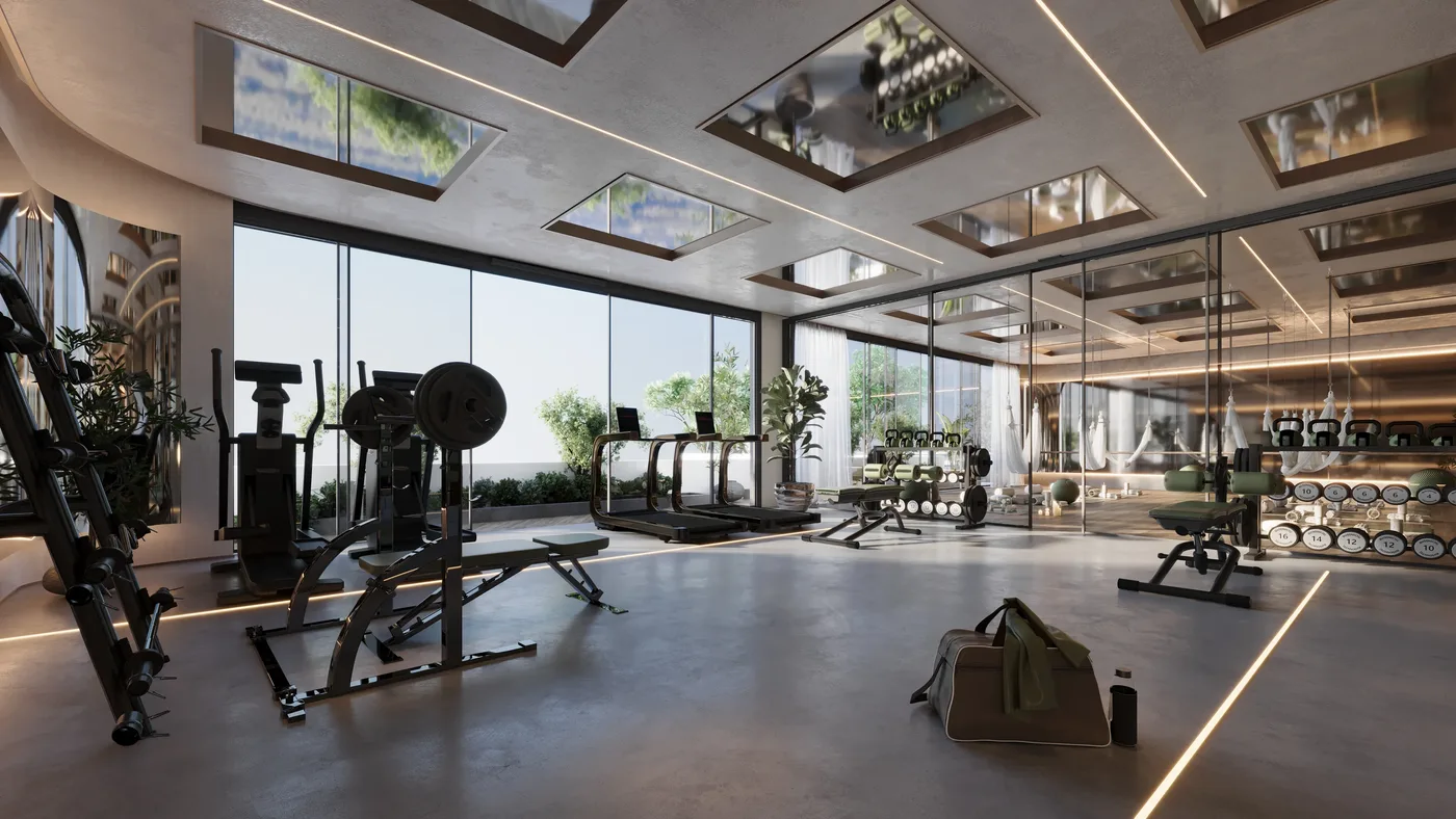 Fully Equipped Gym amenity image at Eira Residence