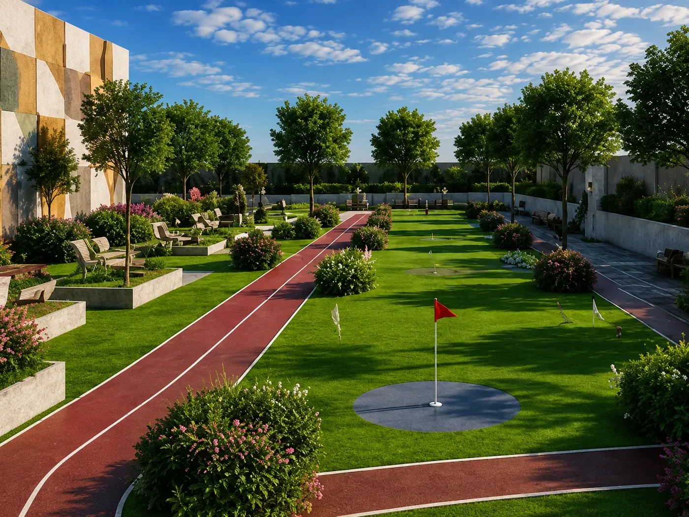 Rooftop Mini Golf amenity image at Eira Residence