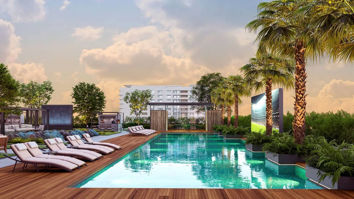 30m Pool With Cinema amenity image at Elano