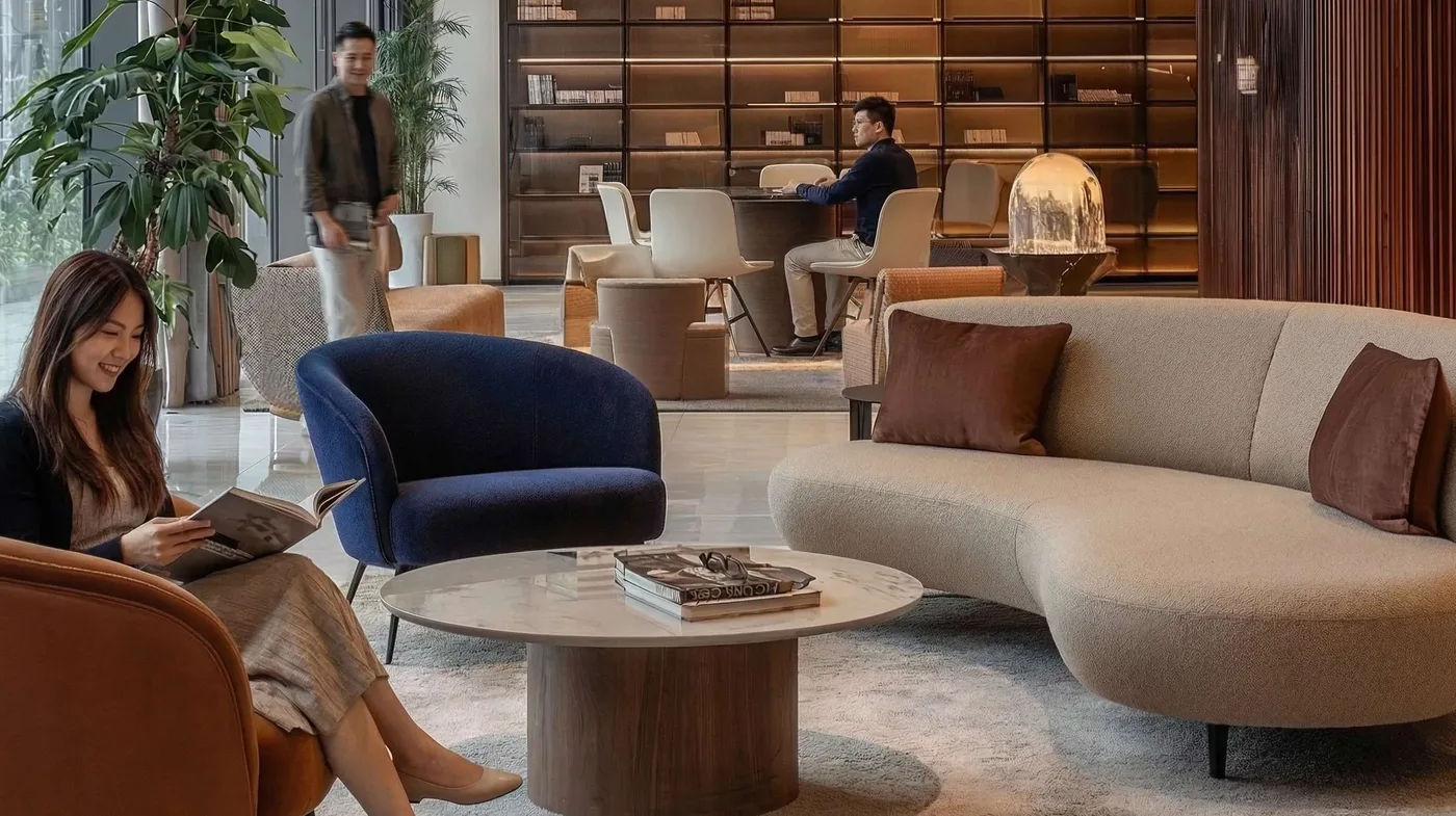 Business Centre amenity image at Elanora by Zoya
