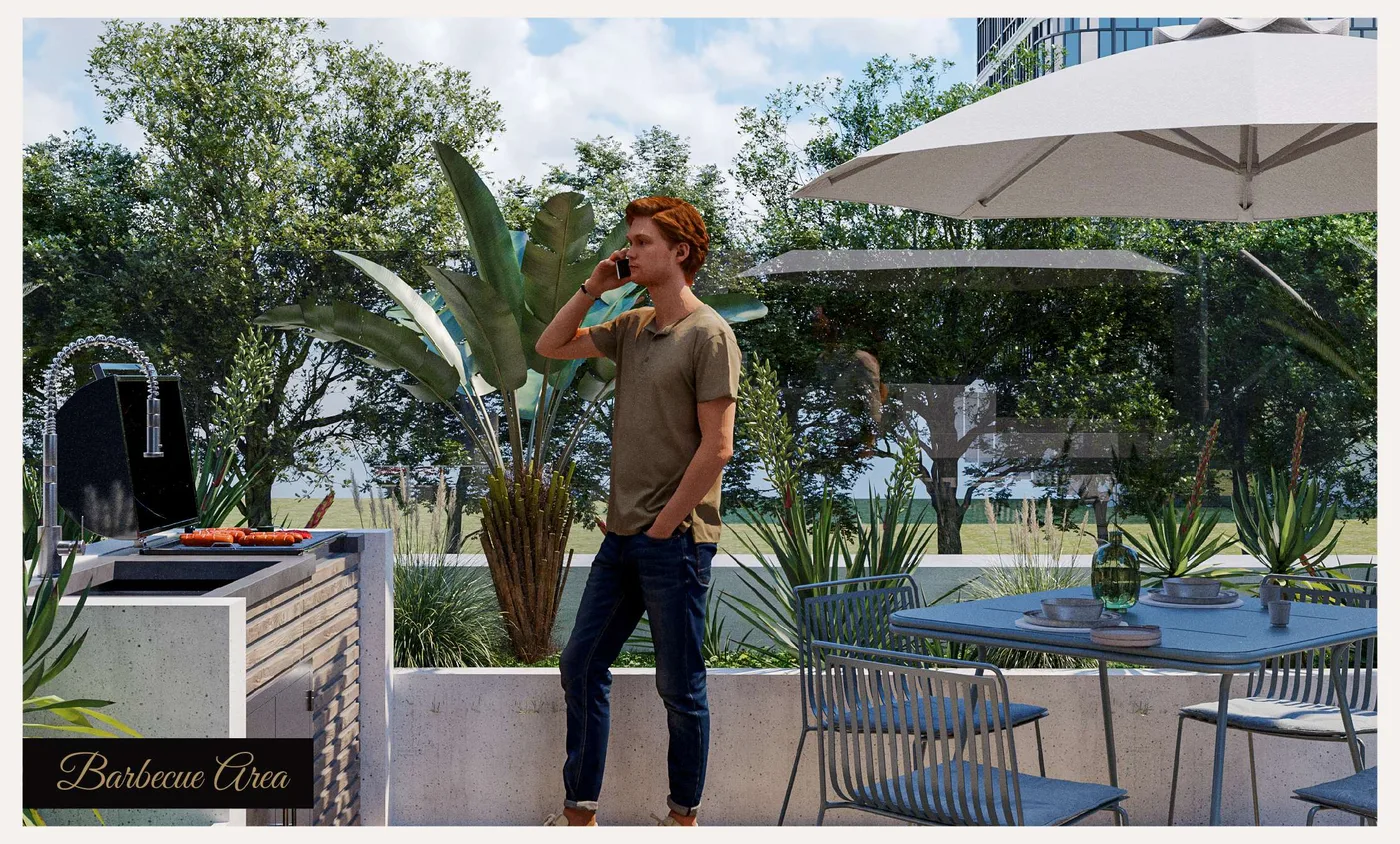 Barbeque Area amenity image at Elevate