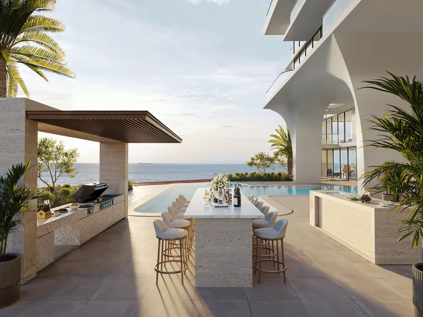 Bbq Area amenity image at Elle Residences