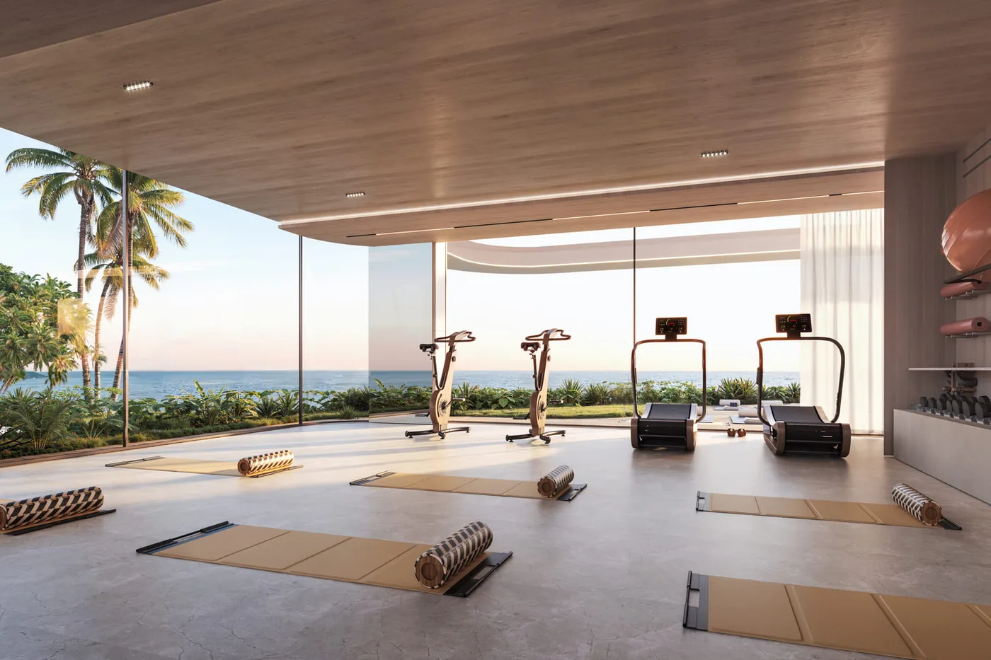 Gym amenity image at Elle Residences