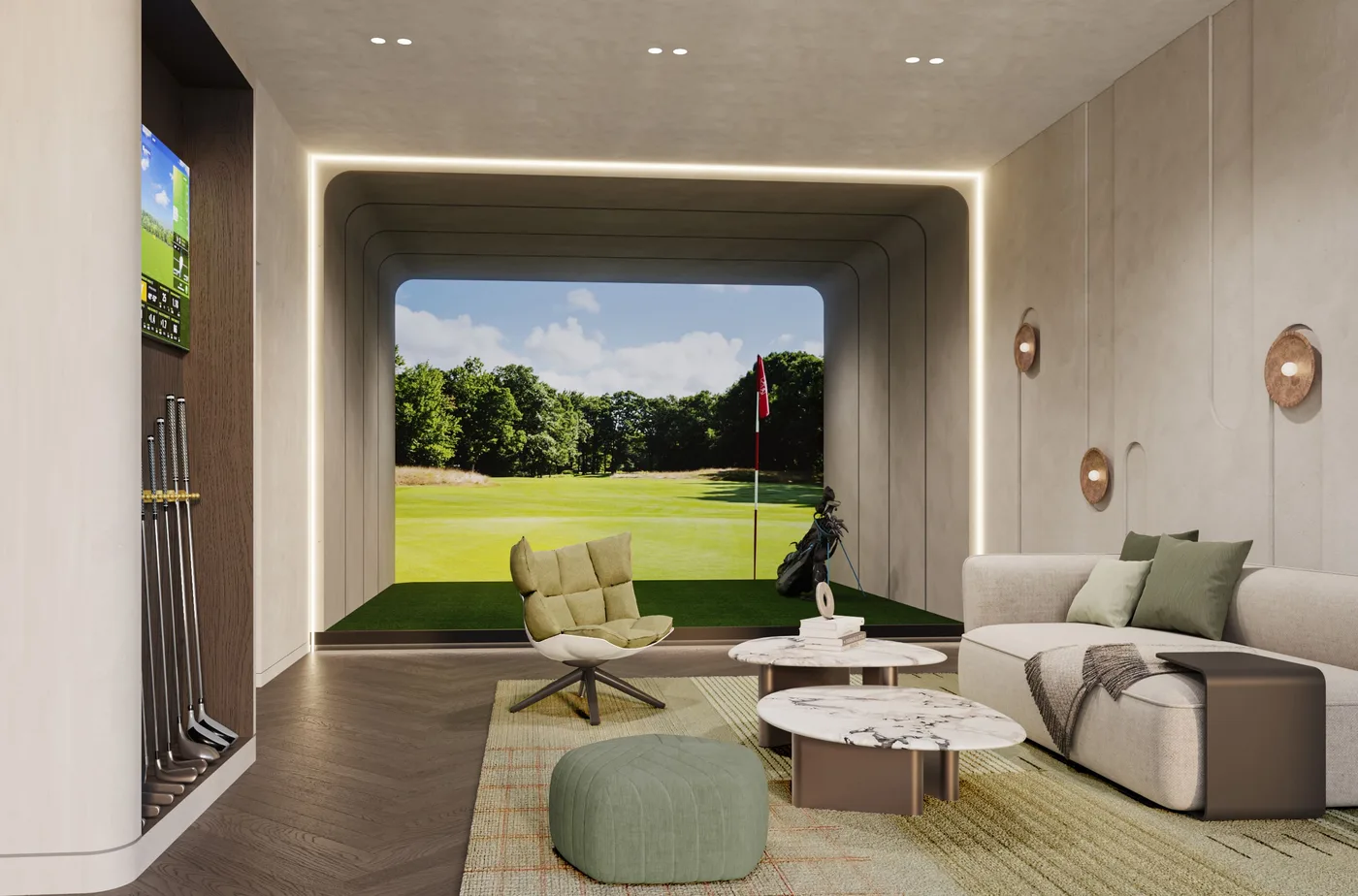 Golf Lounge amenity image at Ellington Views I and II