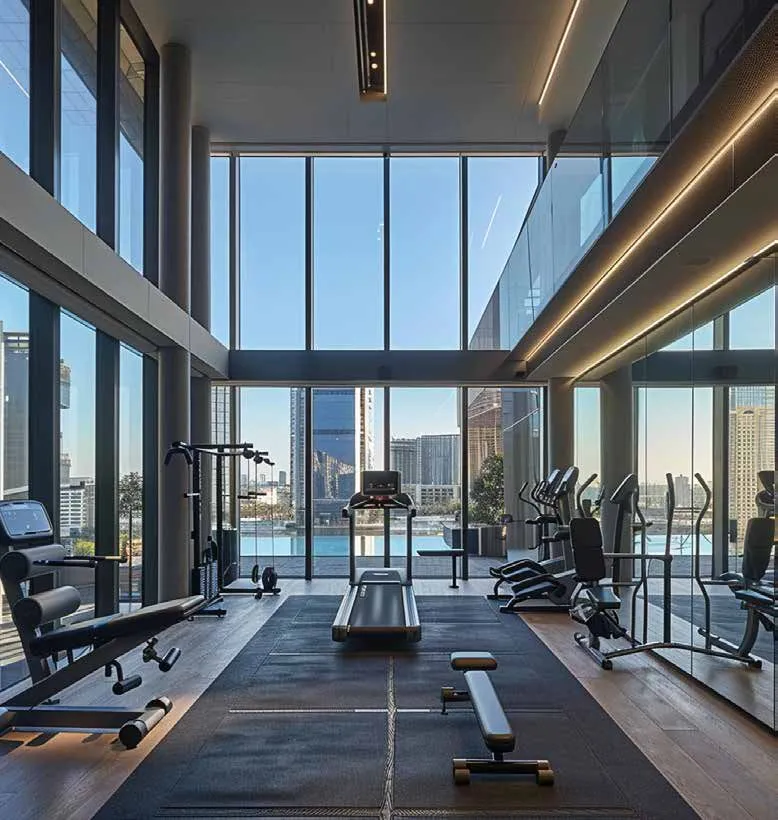Gym amenity image at Elo Damac