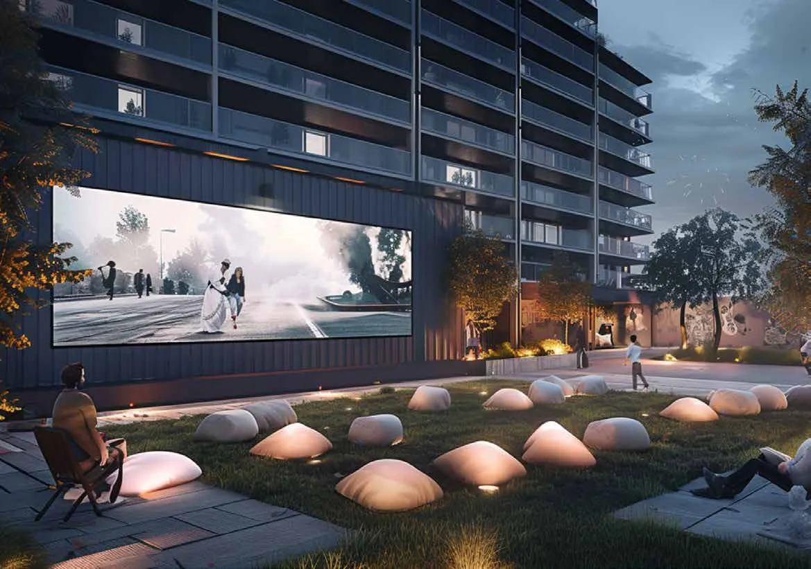 Outdoor Cinema amenity image at Elo Damac