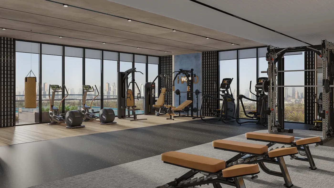 Indoor Gym amenity image at Empire Gardens