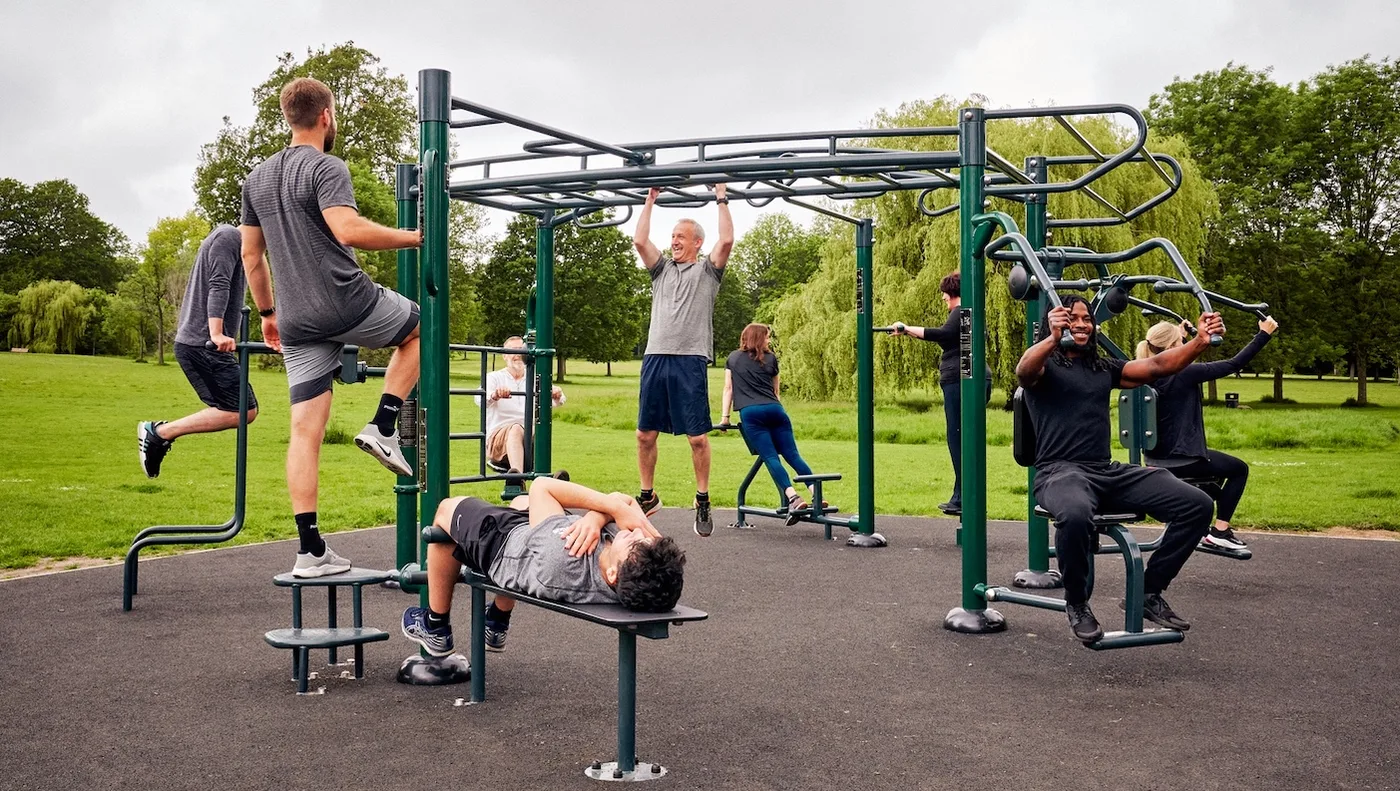 Outdoor Gymnasium amenity image at Enso Jade