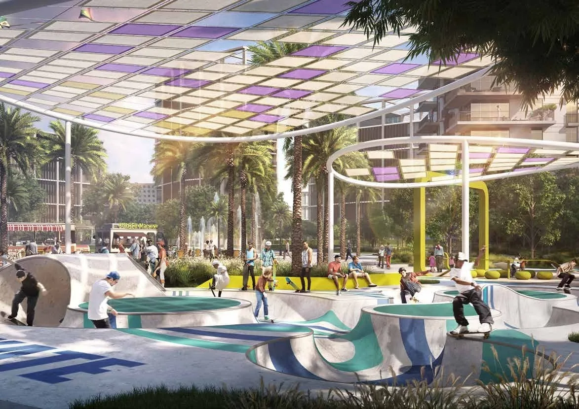 Skateable Landscape amenity image at Erin Central Park