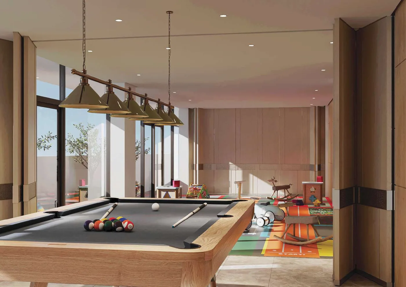 Kids Play Area & Billiards amenity image at Estrella By Nexus