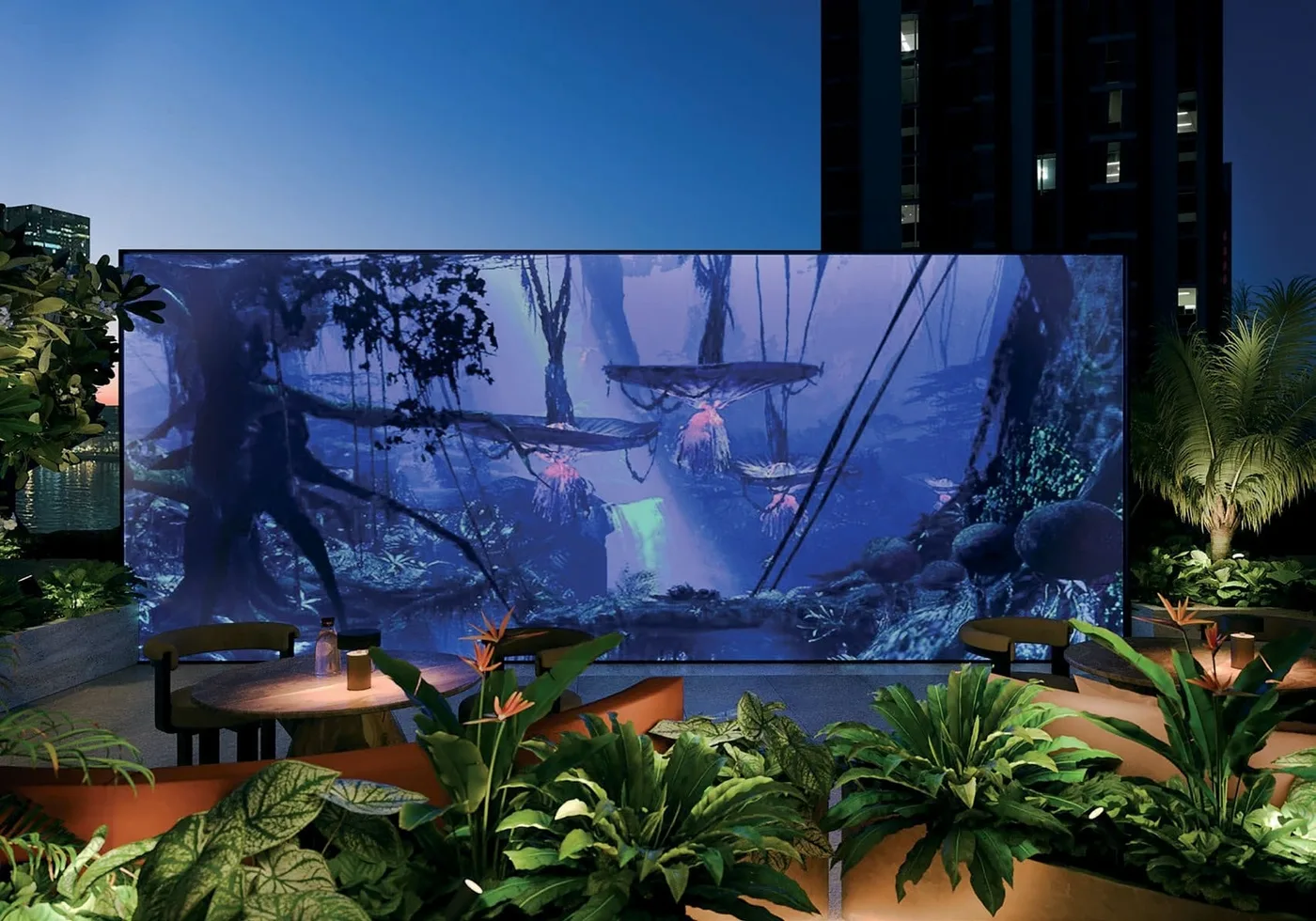 Open-Air & Indoor Cinemas amenity image at Eywa