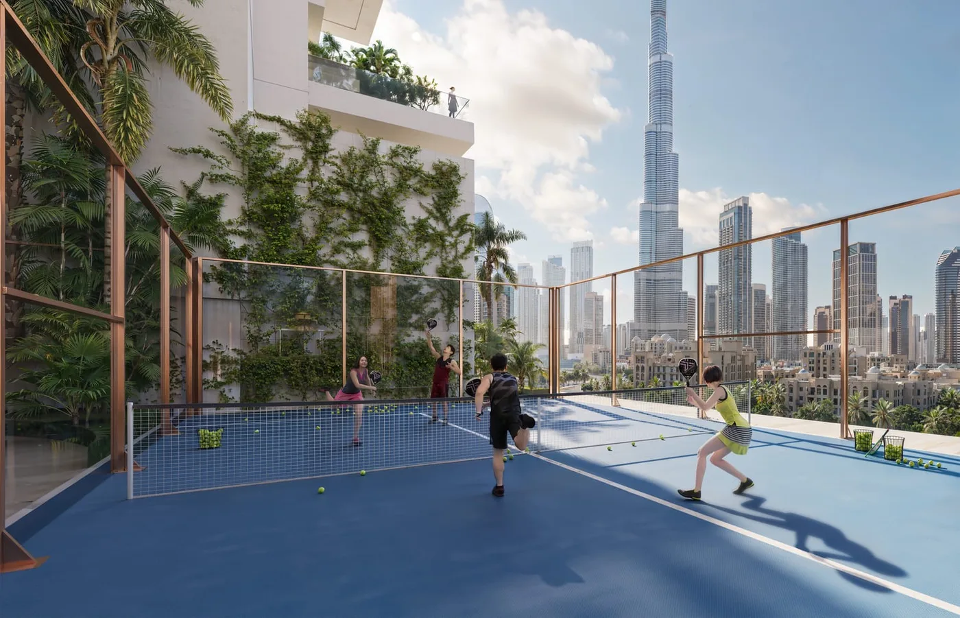 Padel Court amenity image at Fairmont Residences Solara Tower