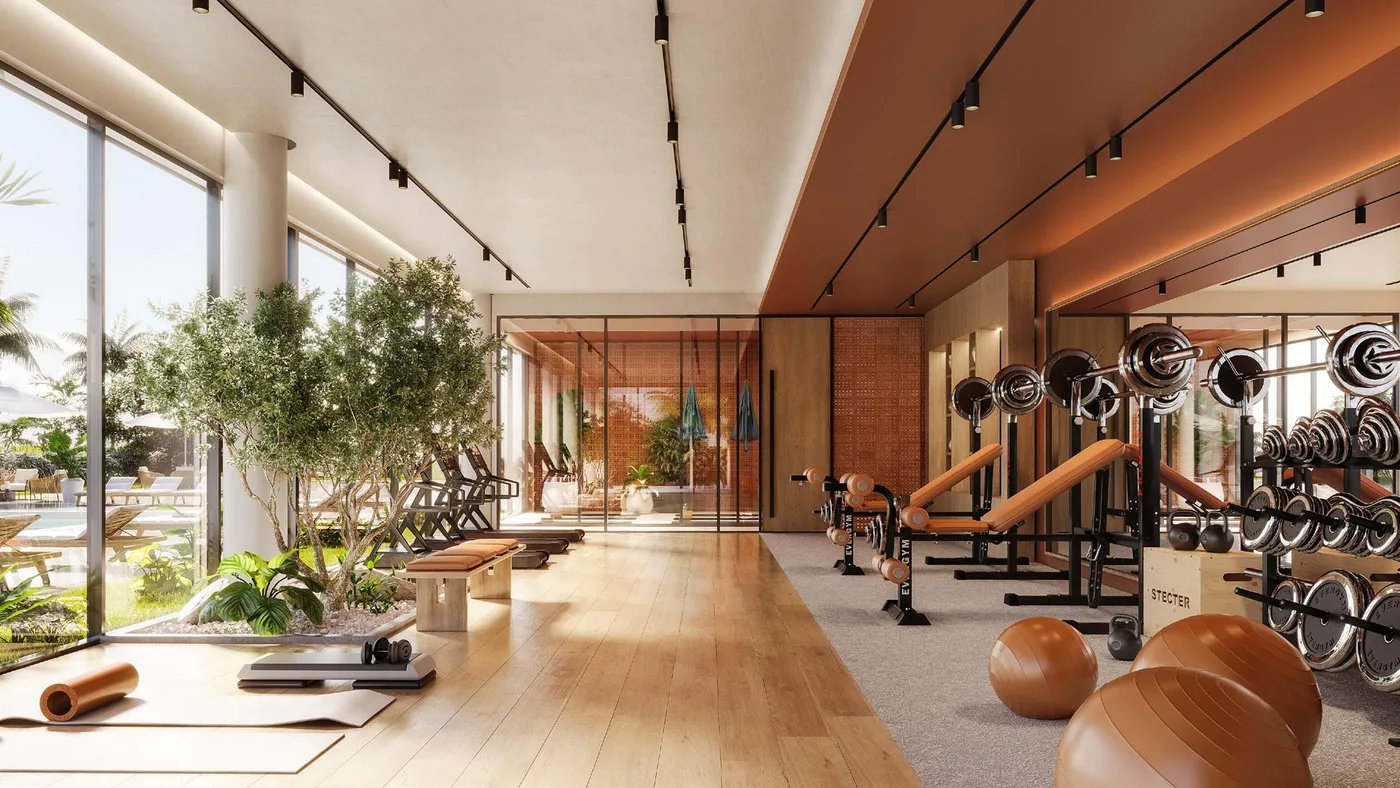 Gym amenity image at Farm Gardens Villas
