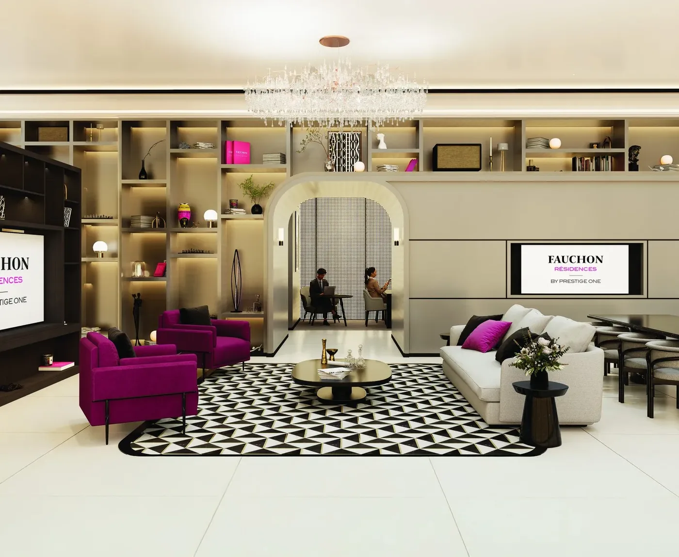 Co-working Zone amenity image at Fauchon Residences