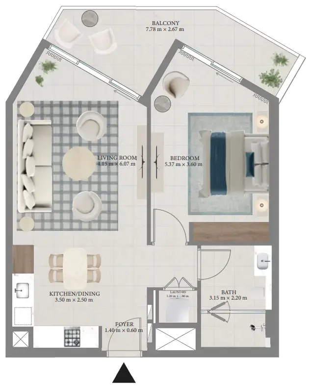 Emaar Fior 1 floor plan