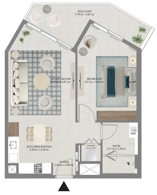 Emaar Fior 1 floor plan