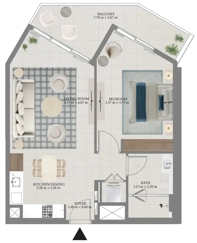 Emaar Fior 1 floor plan