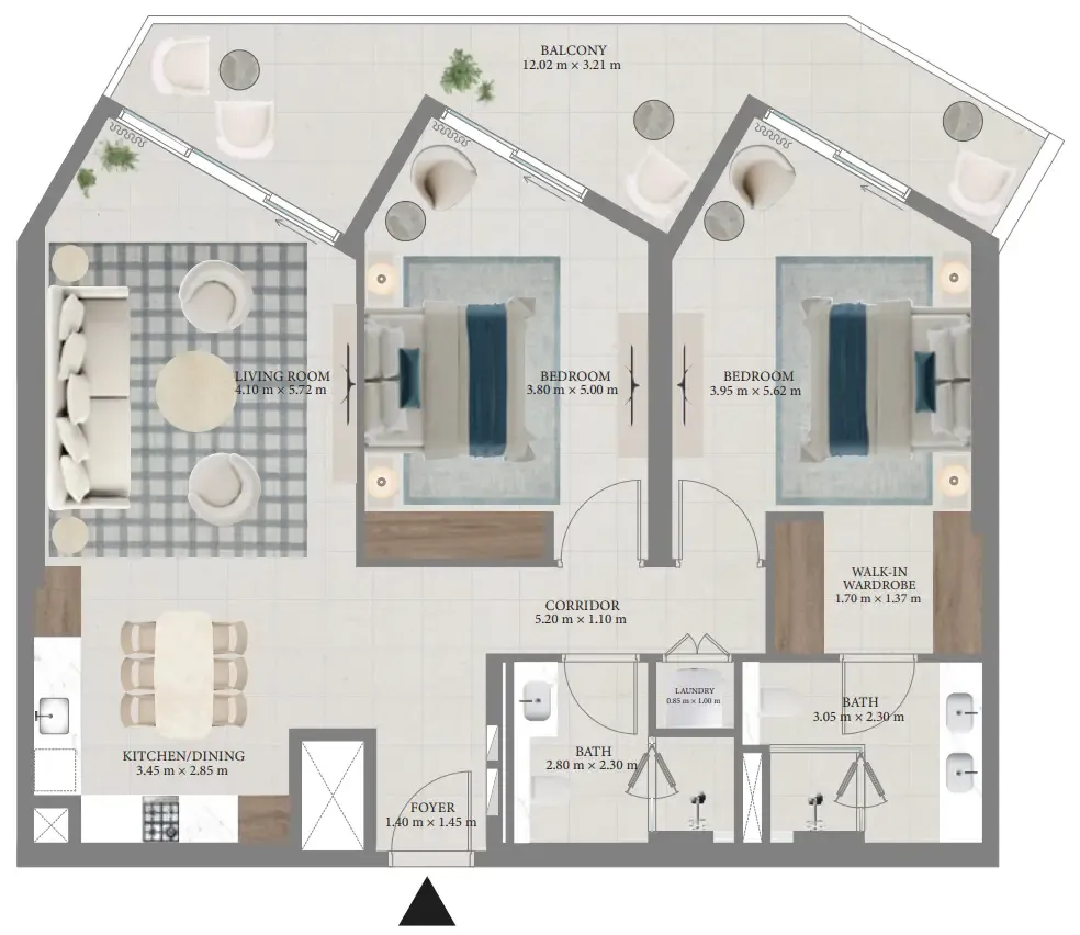Emaar Fior 1 floor plan