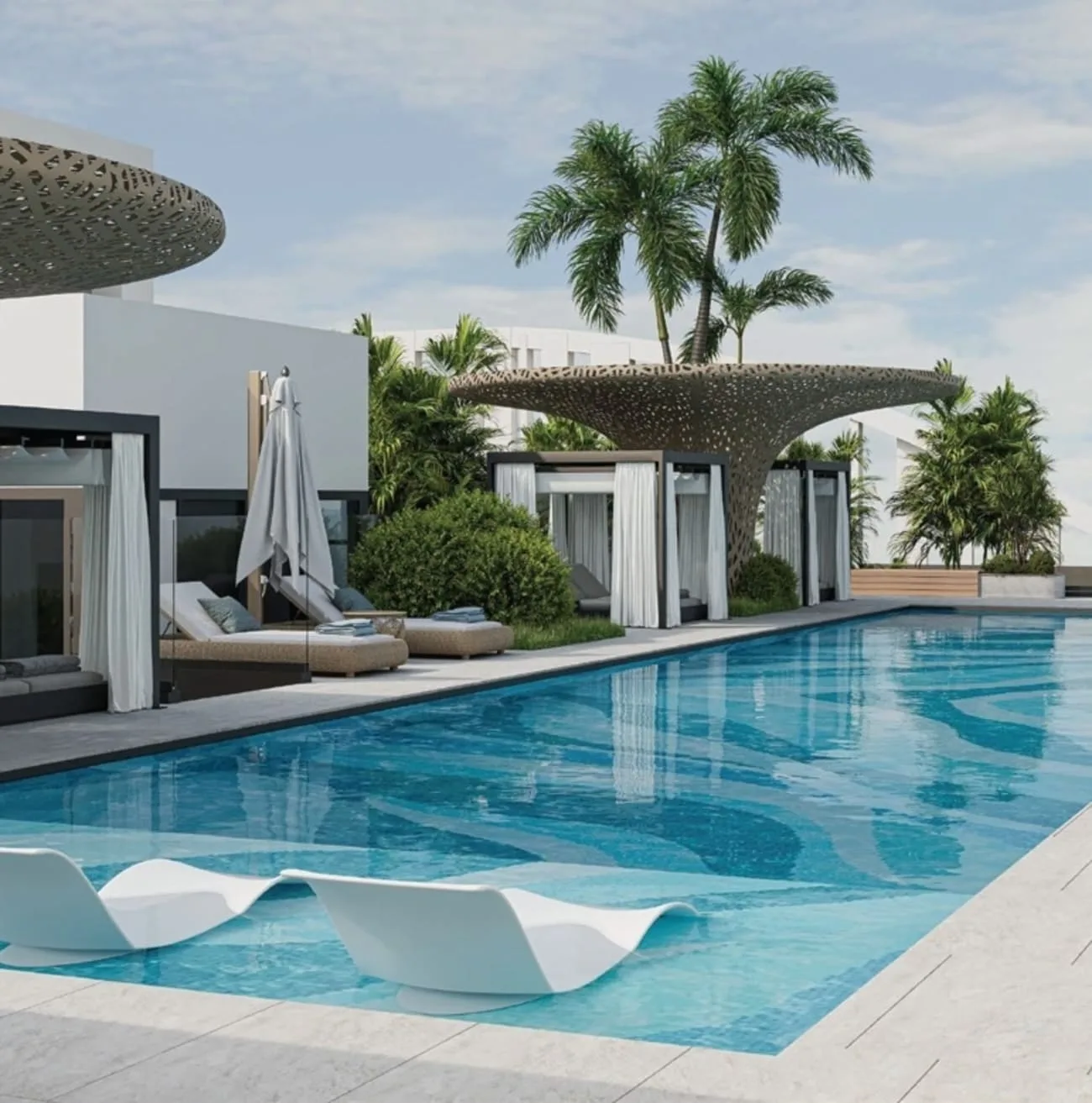 Sky Pool amenity image at Floarea Oasis