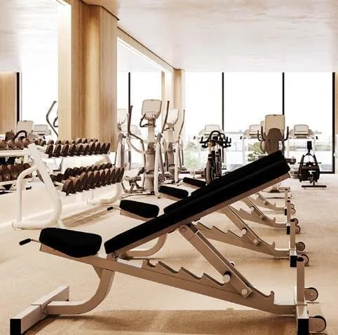 Gym amenity image at Floarea Residence