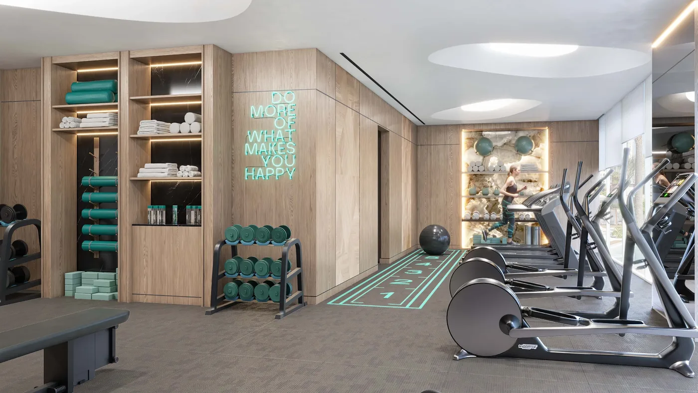Gym amenity image at Flora Bay Residences