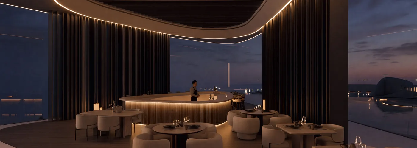 Dinning Terrace amenity image at Flow 25