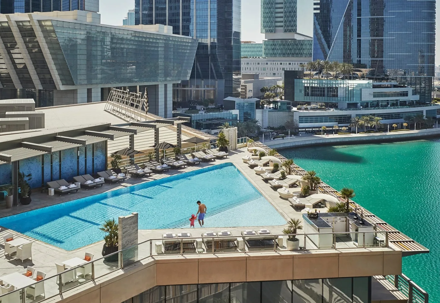 Pool Area amenity image at Four Seasons Private Residences Abu Dhabi at At Al Maryah Island