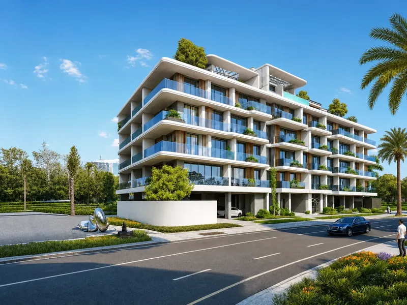 Exterior at Galleria Residences in Dubai South Dubai