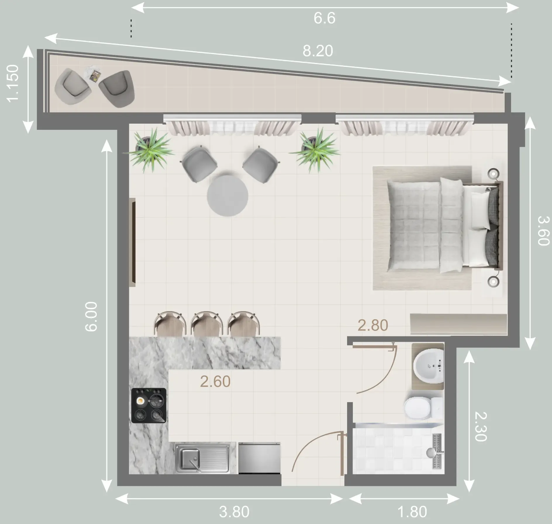 Evera Development Galleria Residences floor plan