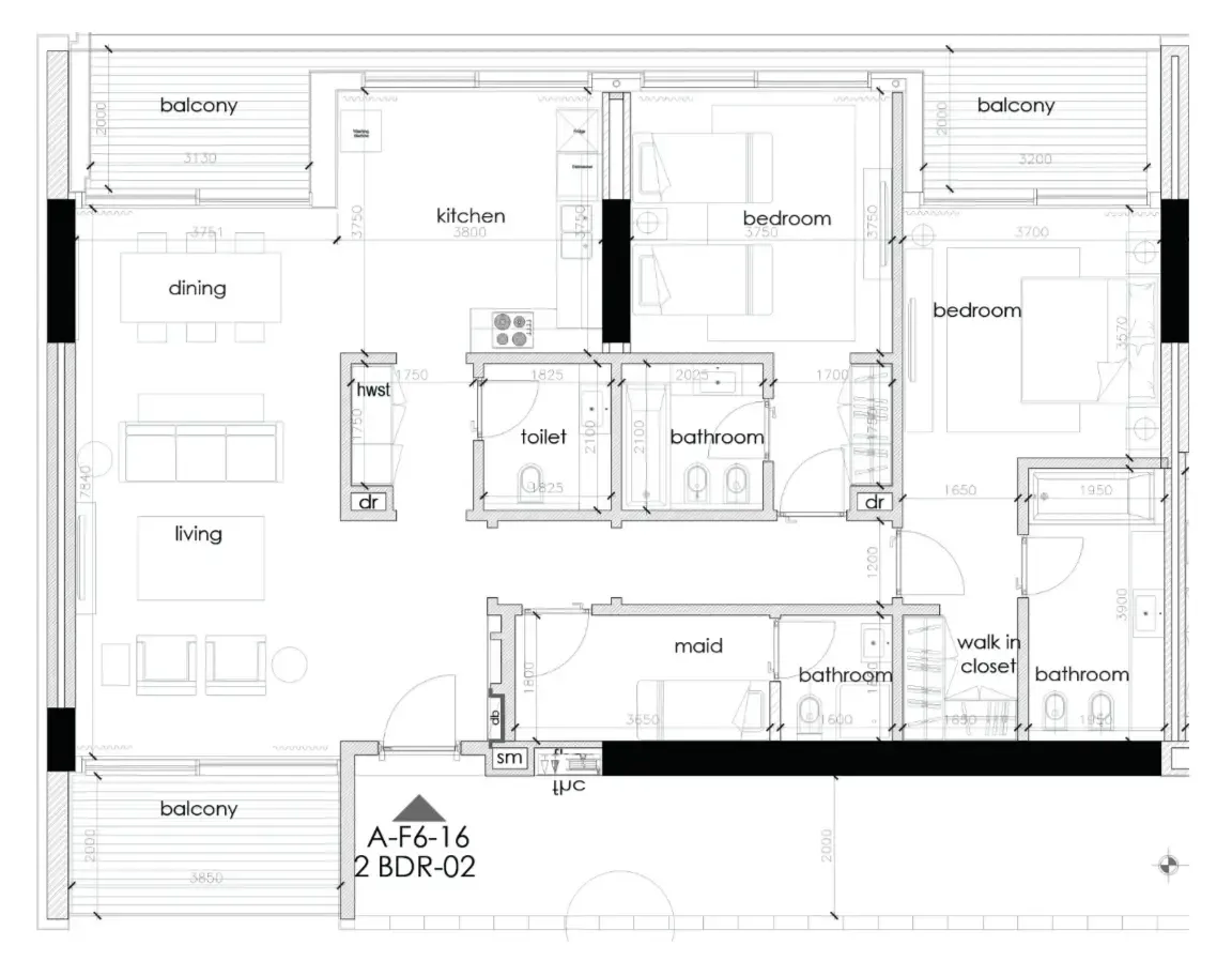 Al Zorah Development Company Gateway Porto Al Zorah floor plan