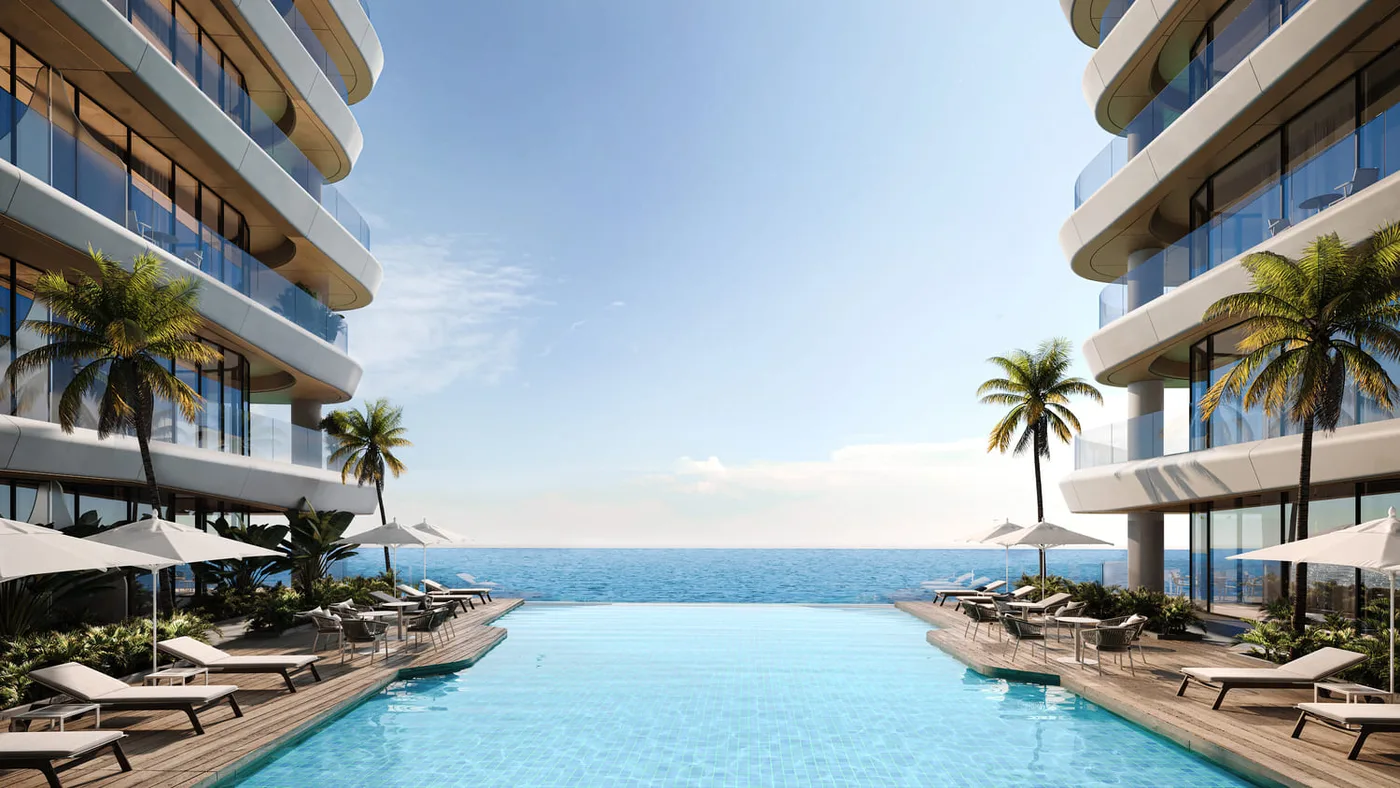 Separate Resort Pools amenity image at Gianfranco Ferre Residences