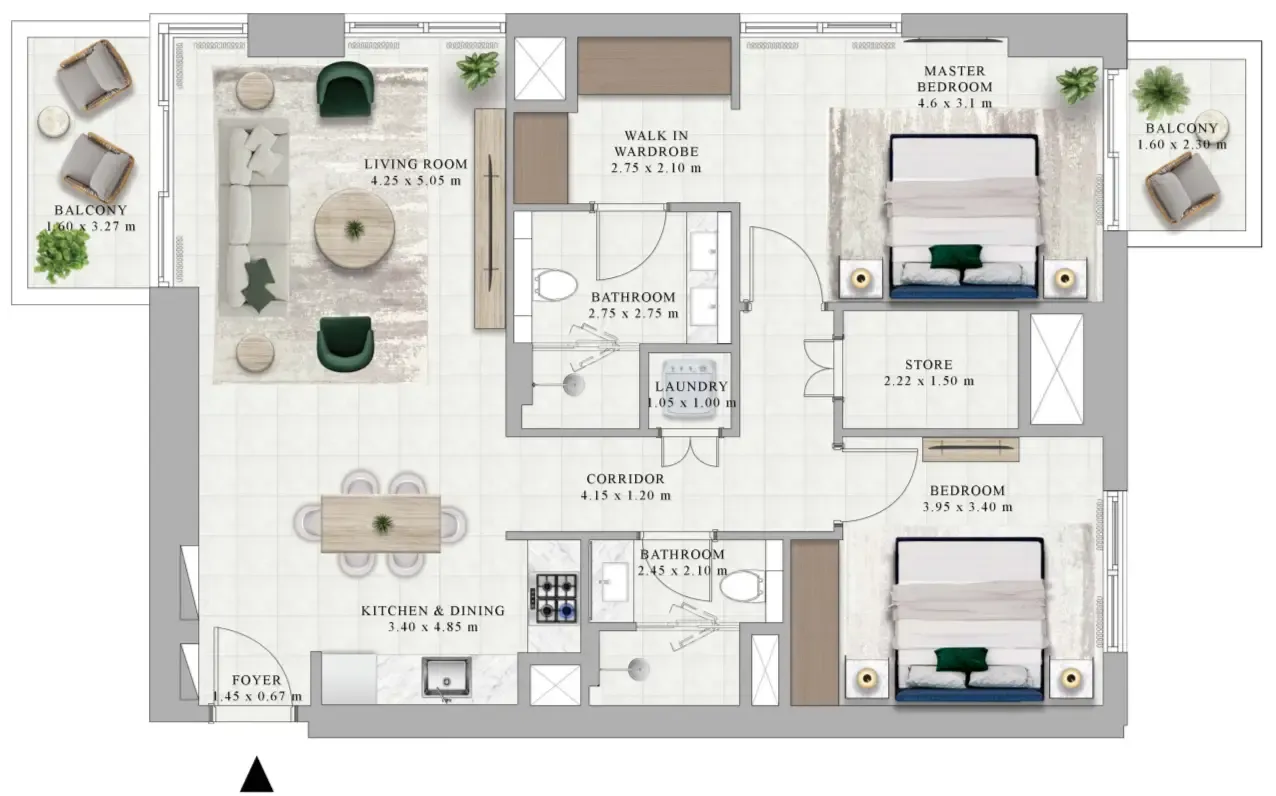 Emaar Golf Hillside floor plan