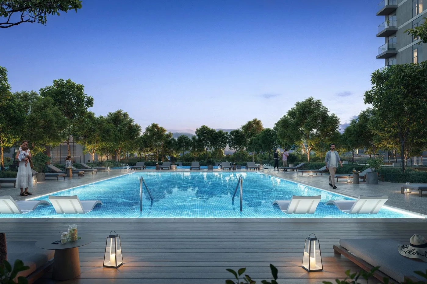 Infinity Pool & Pool Deck amenity image at Golf Hillside