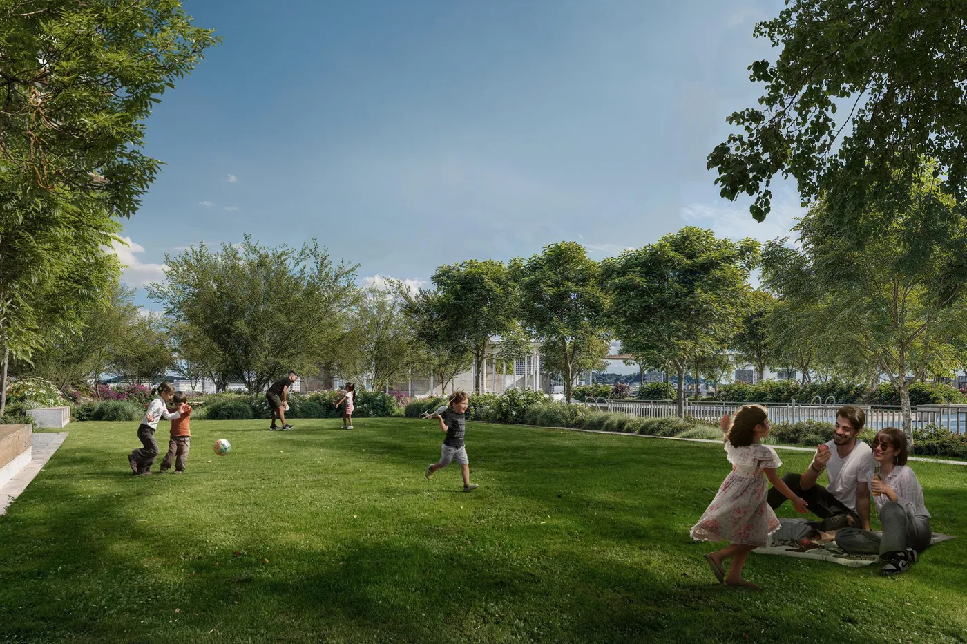 Landescape Podium Deck amenity image at Golf Hillside