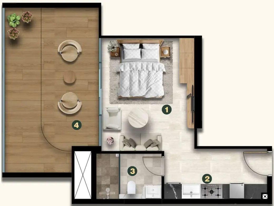 Asak Real Estate Development Golf Terrace Residences floor plan
