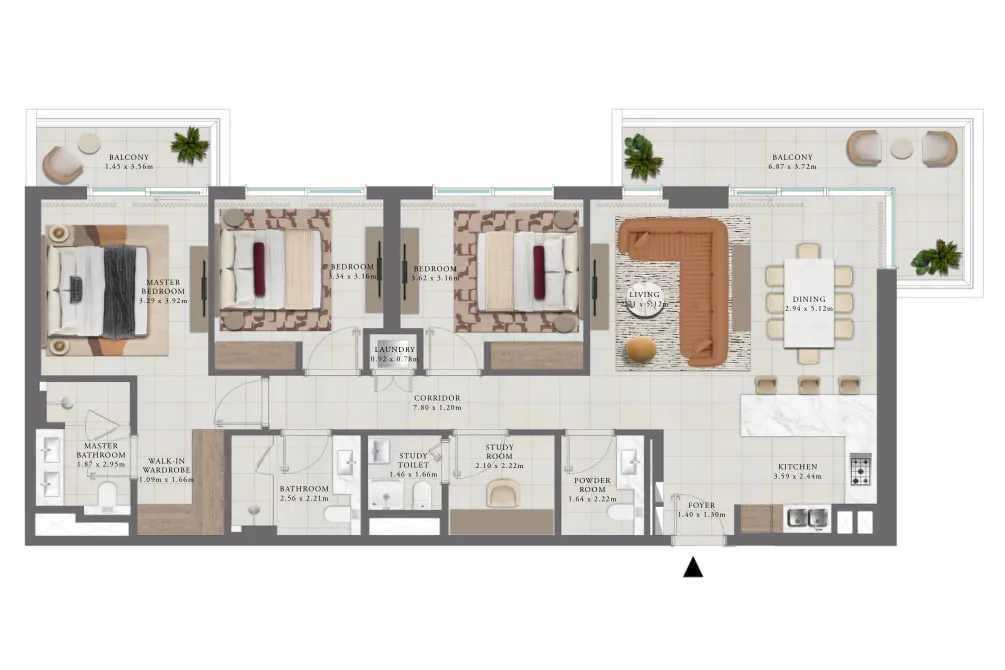 Emaar Golf Trails floor plan
