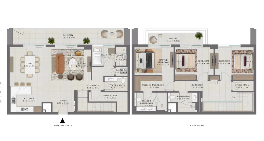 Emaar Golf Trails floor plan