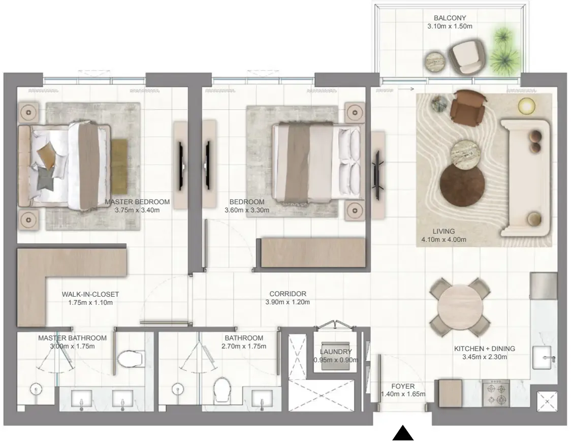 Emaar Golf Vale floor plan