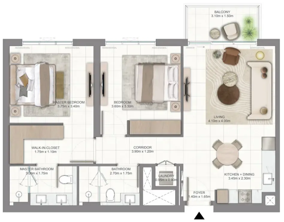 Emaar Golf Vale floor plan