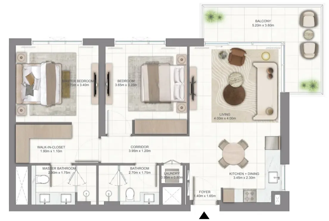 Emaar Golf Vale floor plan