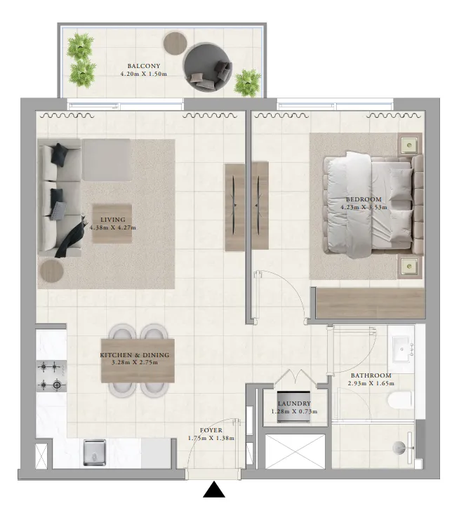 Emaar Greenside Residence floor plan