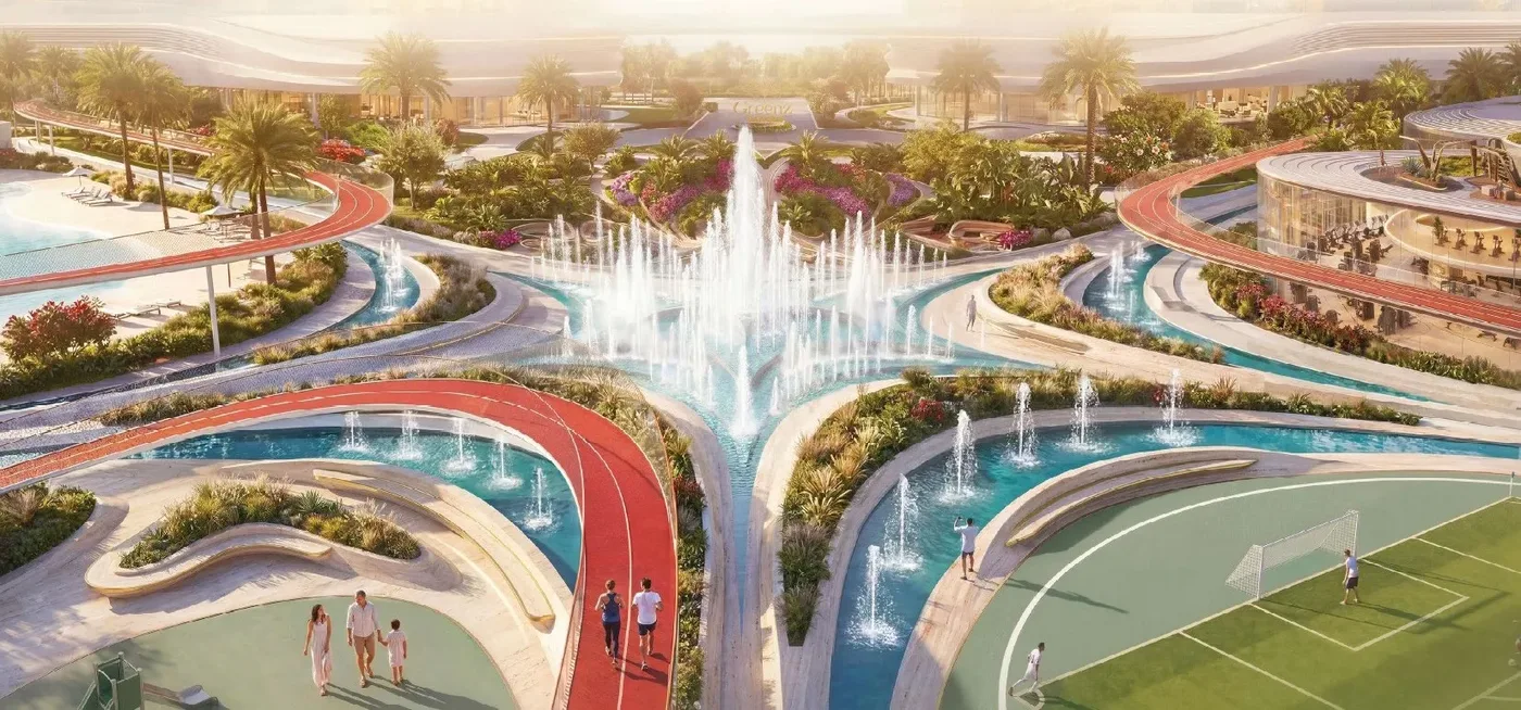 Dancing Fountain amenity image at Greenz