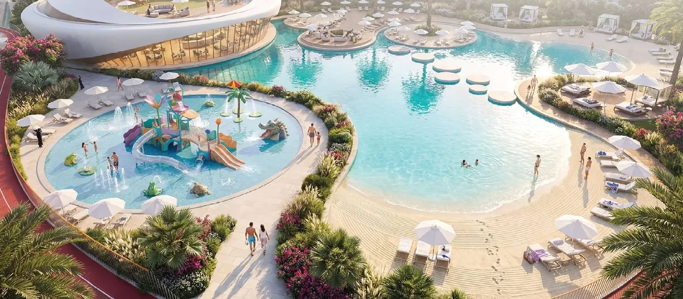 Swimming Pool & Kids Aqua Park amenity image at Greenz
