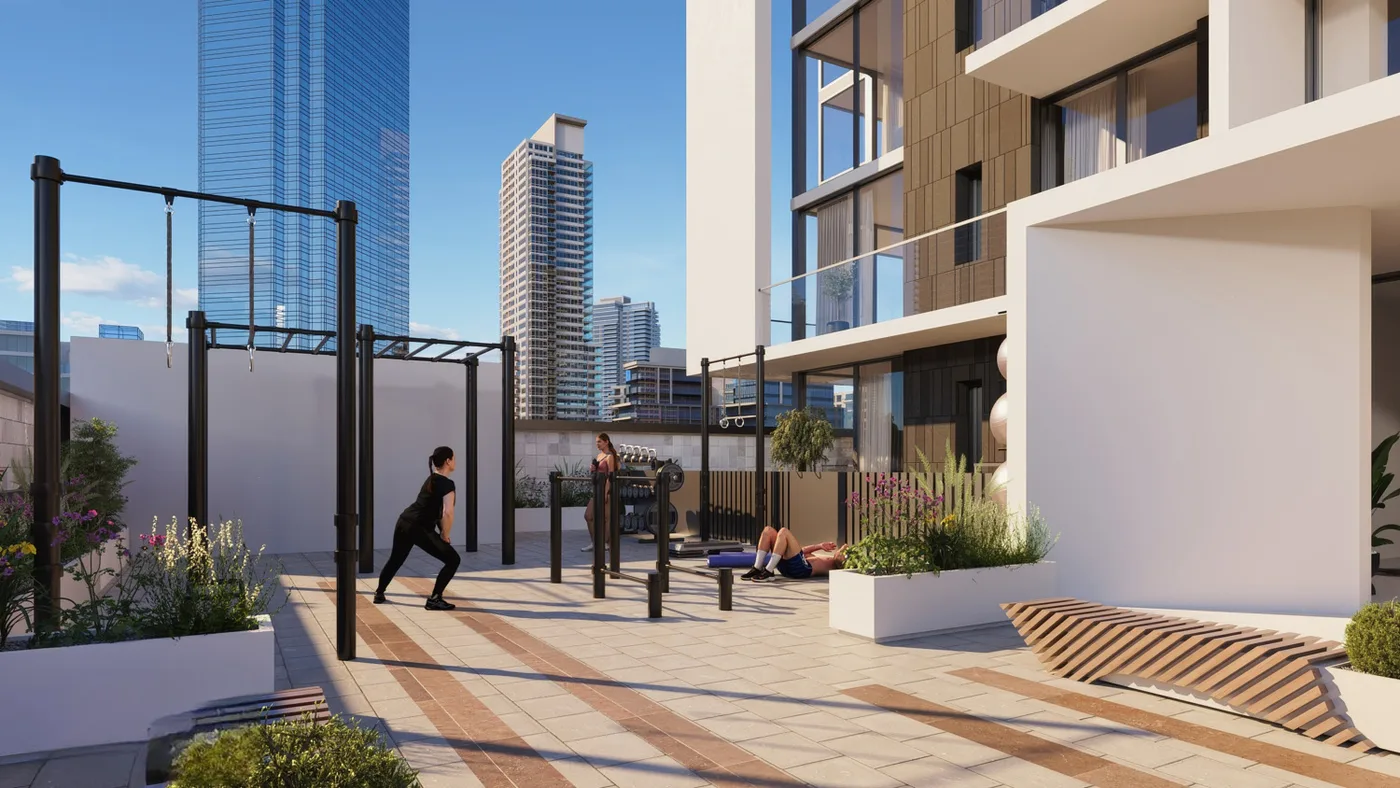 Outdoor Gym amenity image at Greygate Residences by ADE