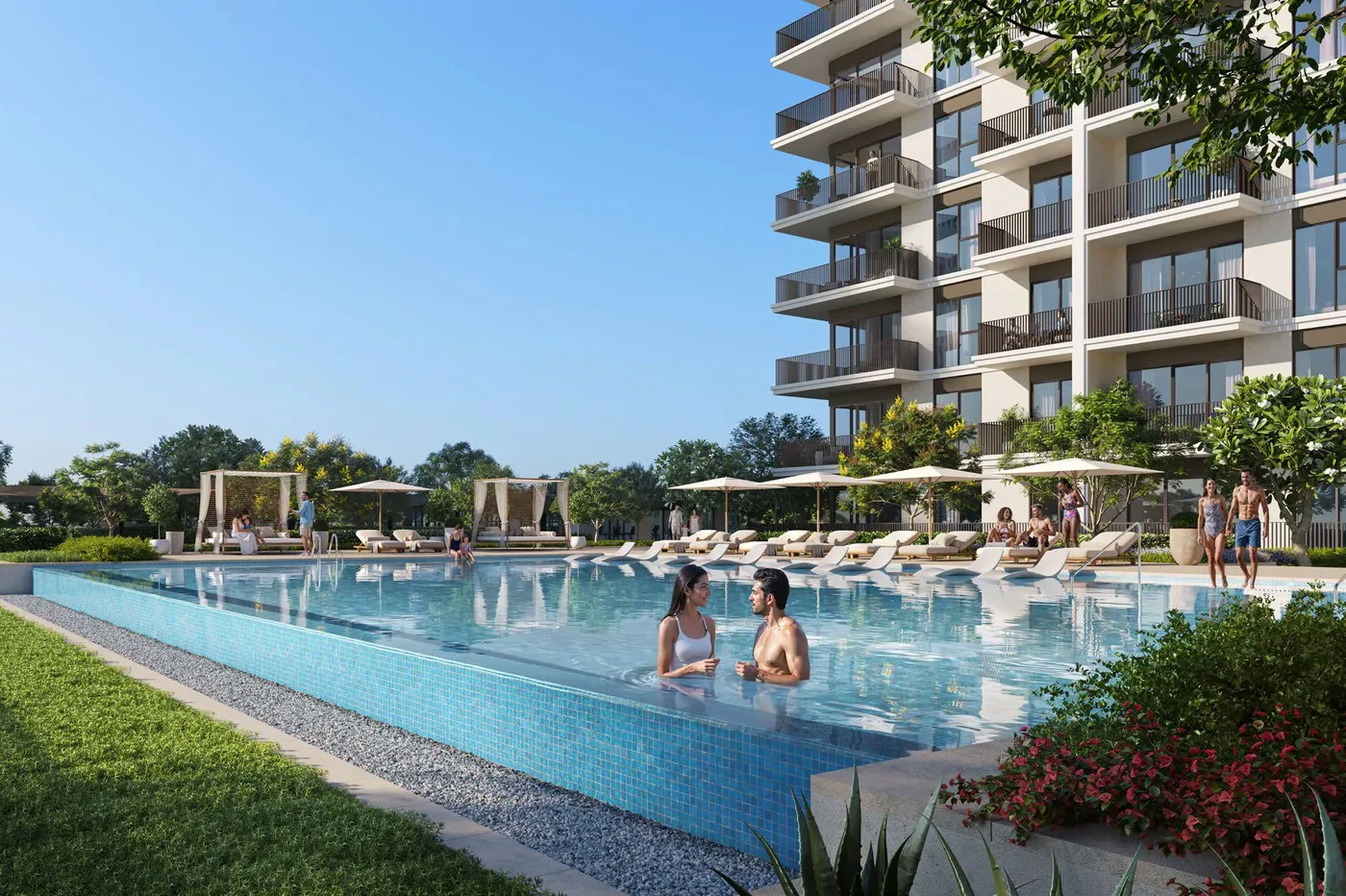 Adult & Kids Pool amenity image at Grove Ridge