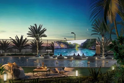 Outdoor Beach Cinema amenity image at Hammock Park