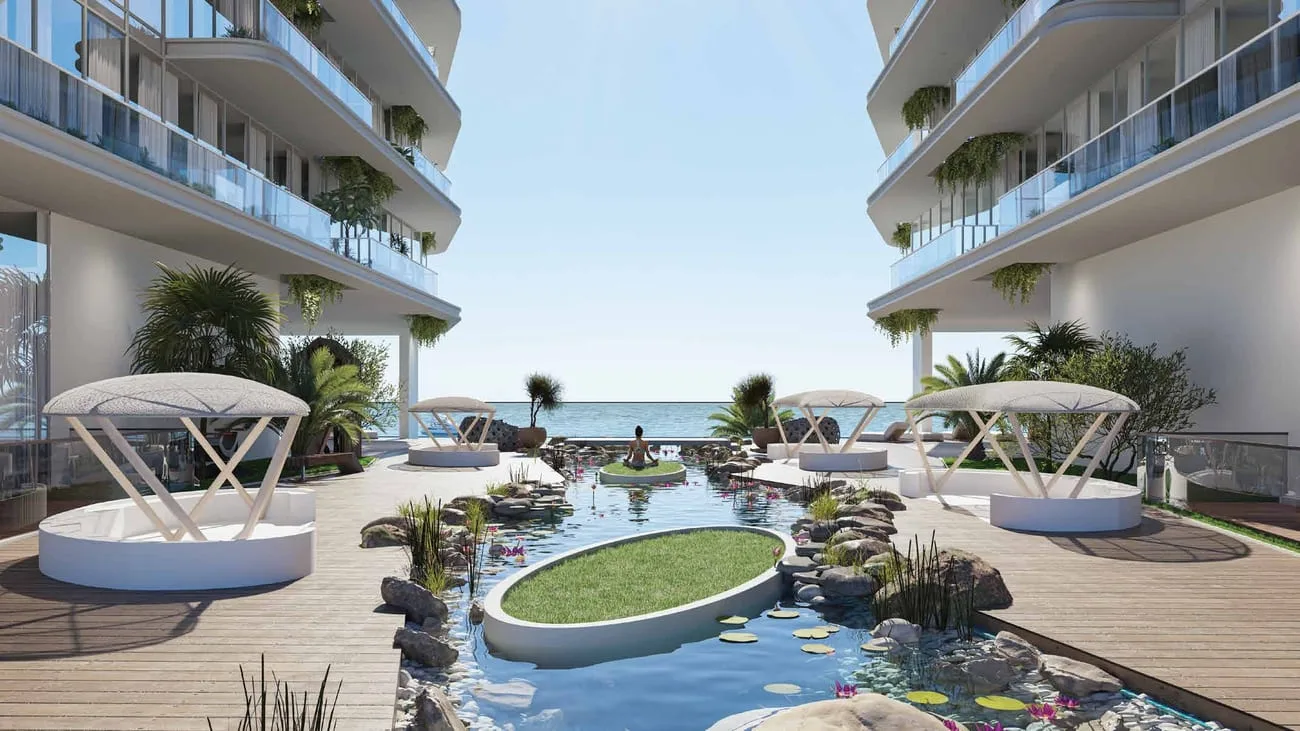 Koi Pond amenity image at Hatimi Residences